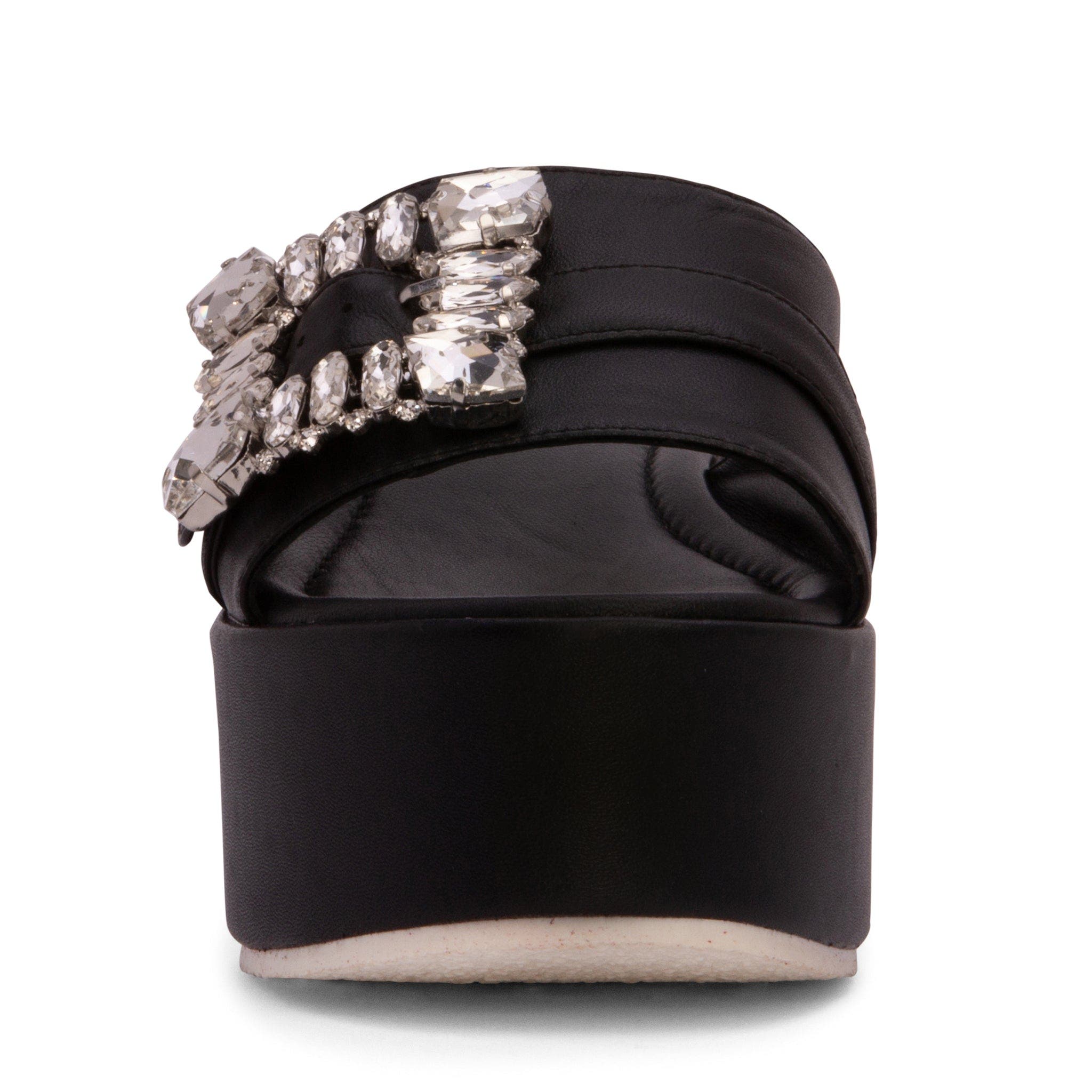 BEAUTIISOLES Dita Platform Sandal, Alternate, color, Black