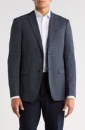 John Varvatos Star USA Plaid Two-Button Sport Coat