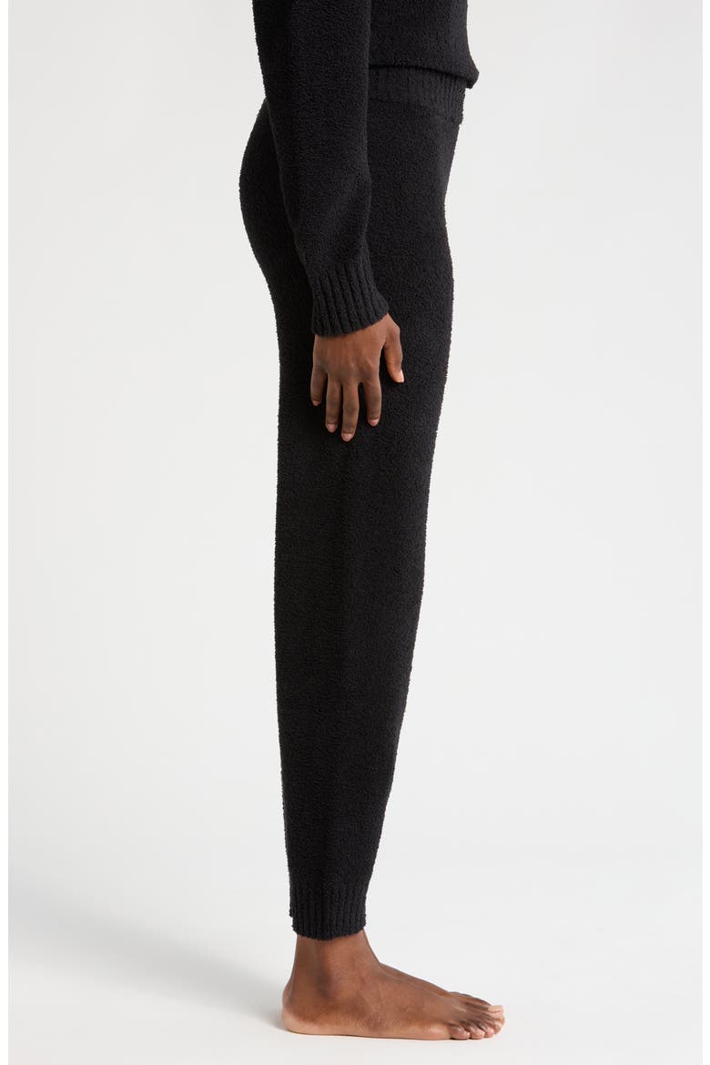 Darianna Fleece Lounge Pants, Alternate, color, BLACK