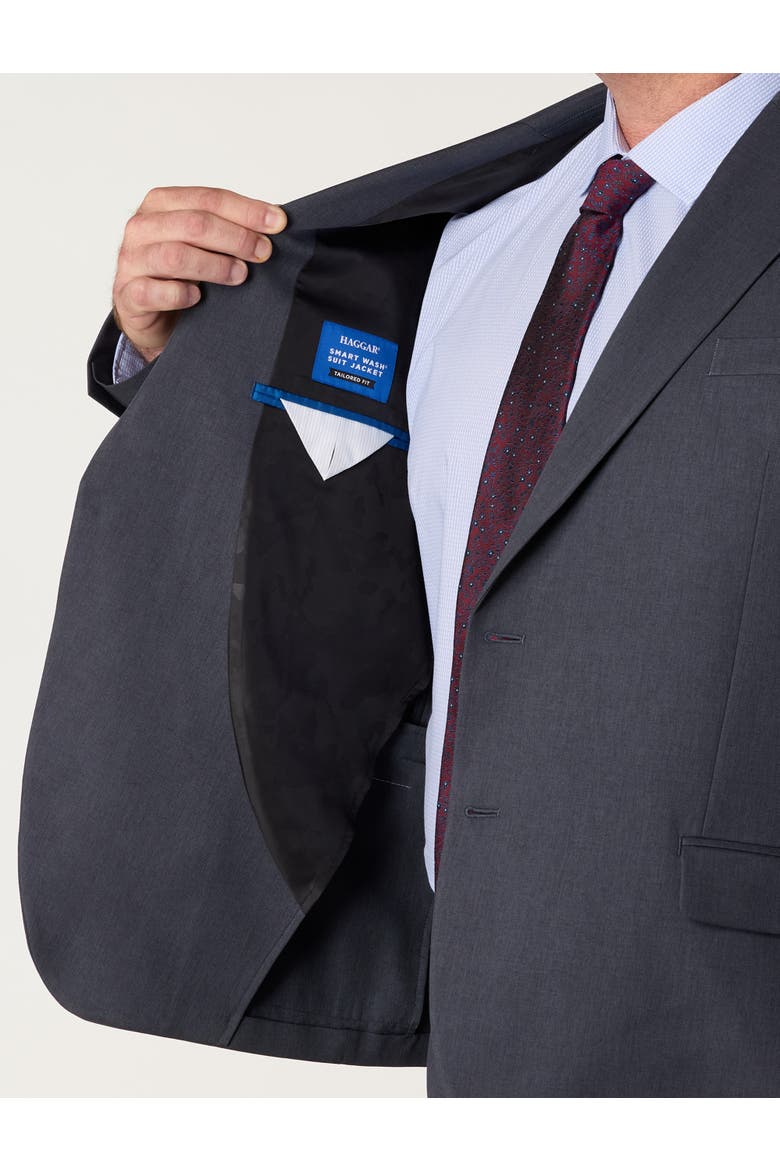 Big & Tall Smart WashÂ® Twill Suit Jacket, Alternate, color, INK