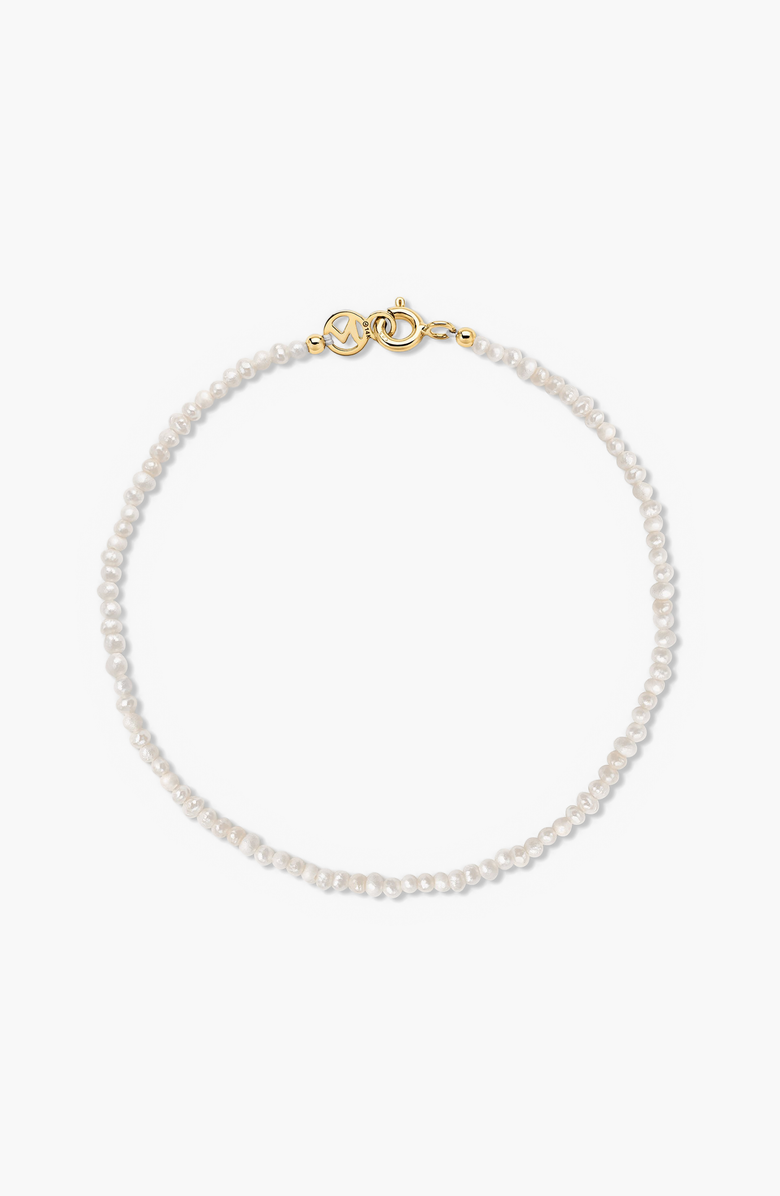 MEJURI Micro Pearl Bracelet, Main, color, Gold / Pearl