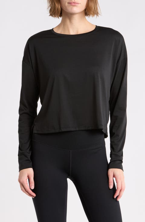 Key Element Long Sleeve Crop T-Shirt