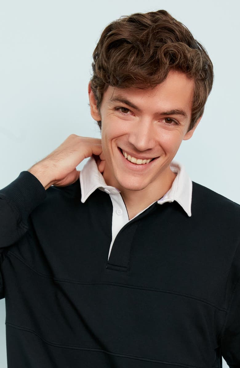 Jambys Hugby Rugby Shirt, Alternate, color, Black