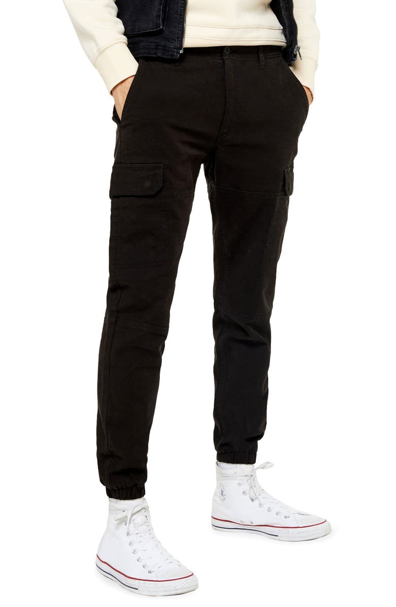 Topman Classic Fit Cargo Pants, Main, color, 