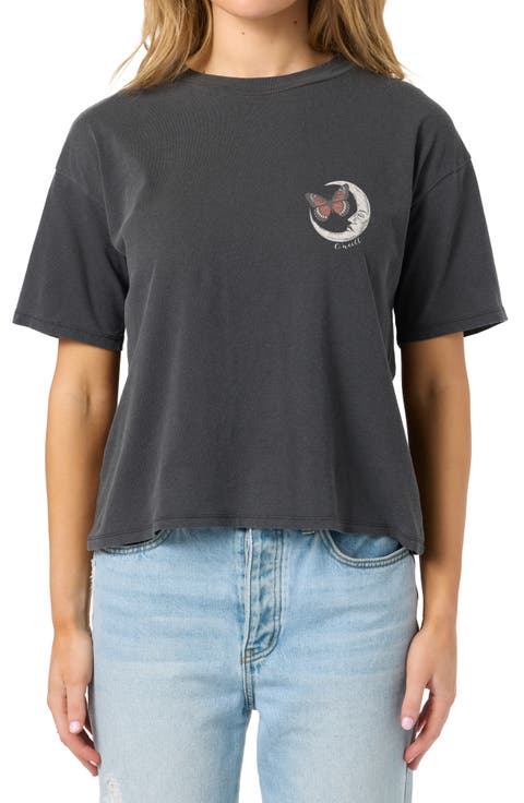 La Luna Cotton Graphic T-Shirt