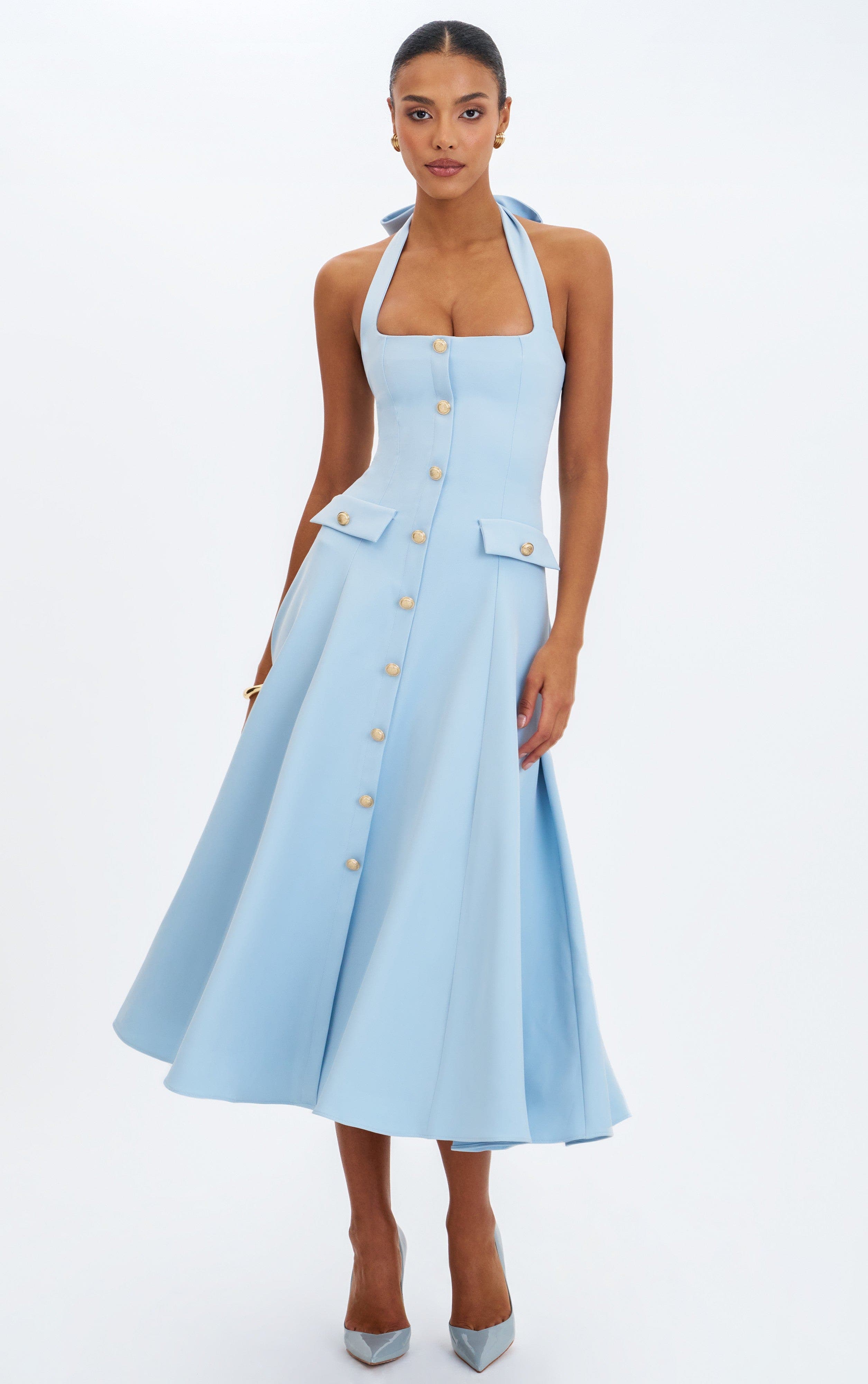 coast beaded dress Halter Mini Best In Stock Line dry or lay BHLDN Ainsley One-Shoulder Ruffle My Height is:Tall (5'7