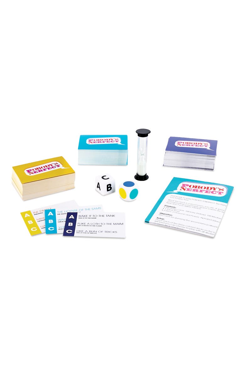 Pobody's Nerfect Game Party Game, 300 Cards, Ages 8+, Alternate, color, Multicolored