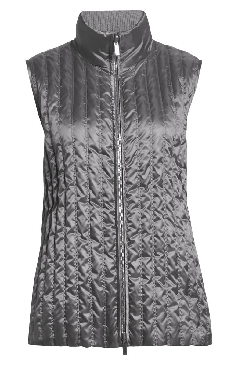Lafayette 148 New York Mosby Quilted Down Vest, Alternate, color, 