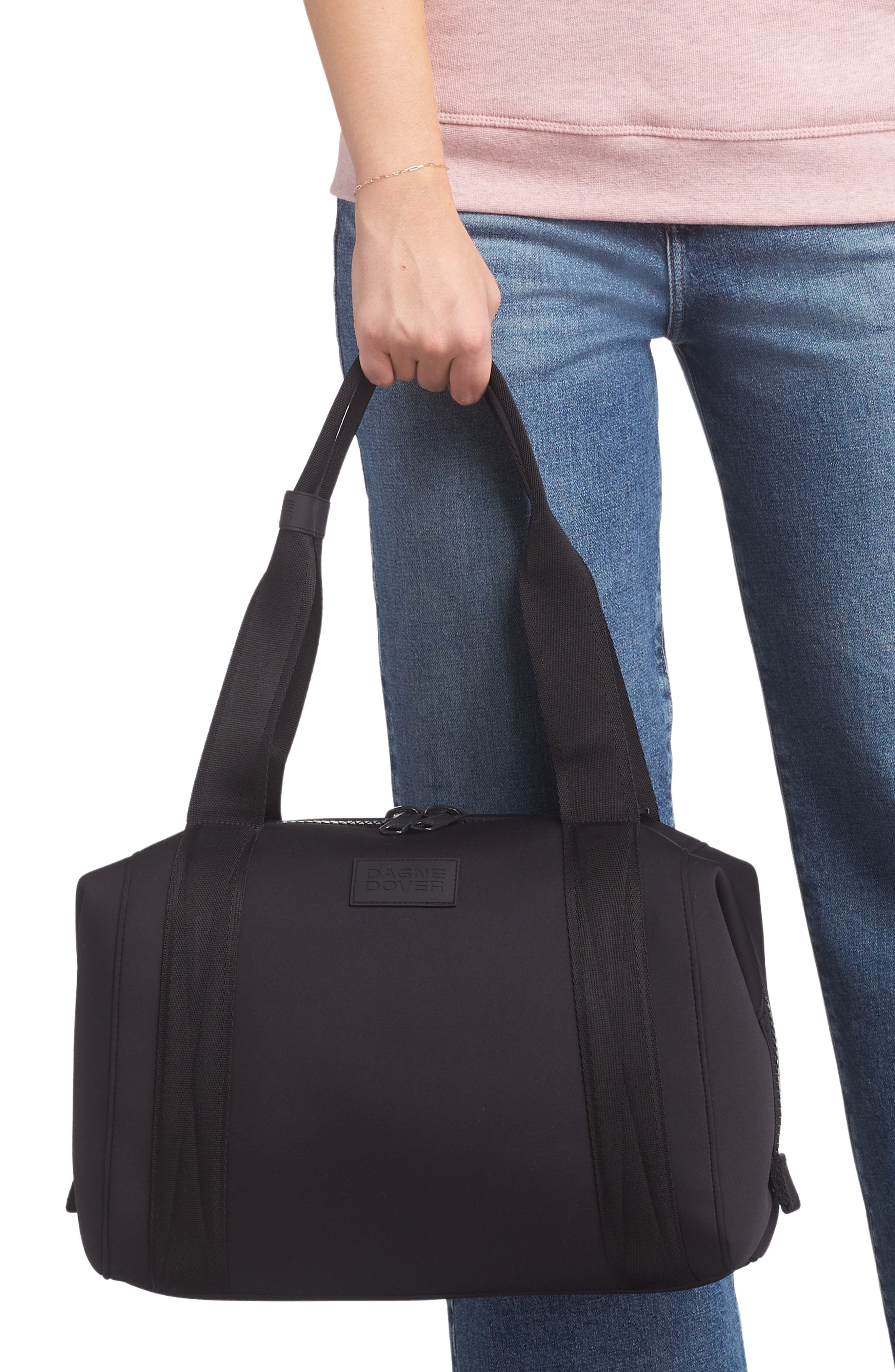 Dagne Dover Landon Medium Neoprene Carryall, Alternate, color, Onyx