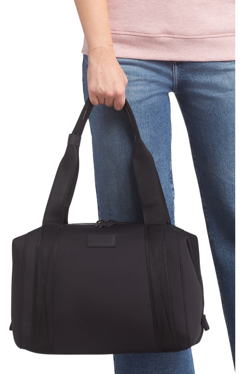 Dagne Dover Landon Medium Neoprene Carryall, Alternate, color, Onyx