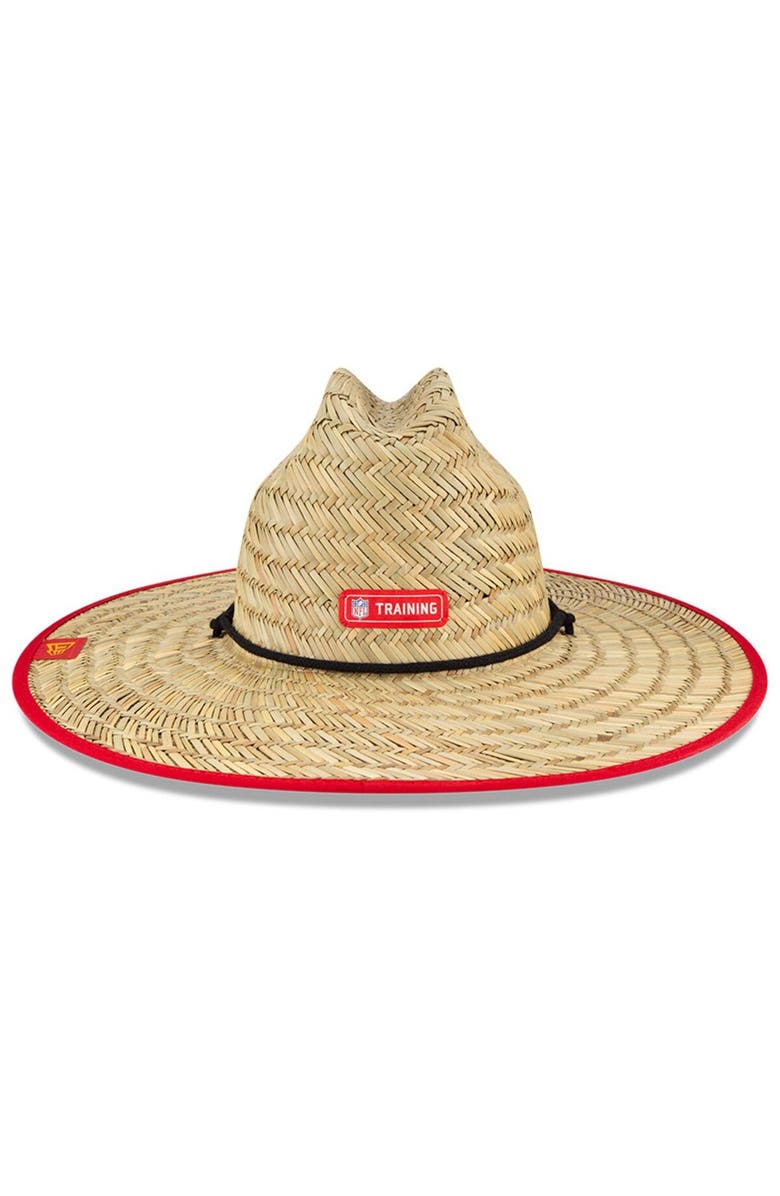 New Era Men's New Era Natural Kansas City Chiefs NFL Training Camp Official Straw Lifeguard Hat, Alternate, color, 