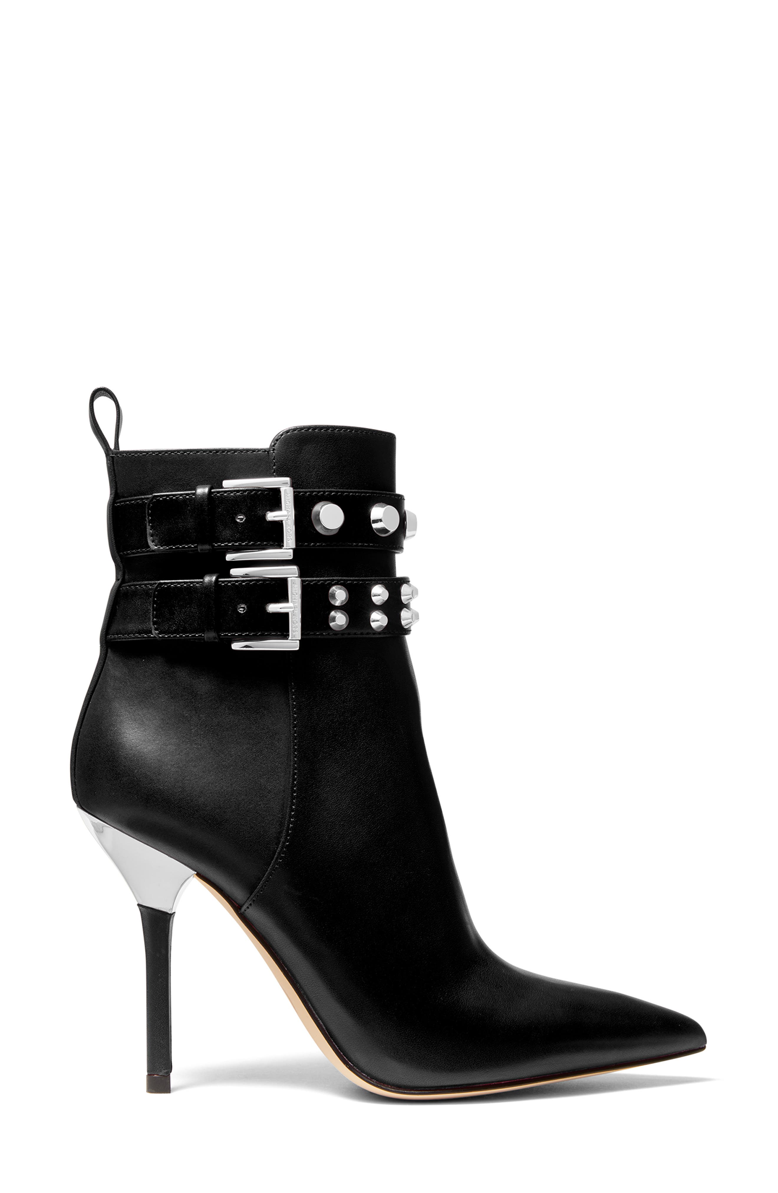 MICHAEL Michael Kors Amal Pointed Toe Buckle Bootie, Alternate, color, 