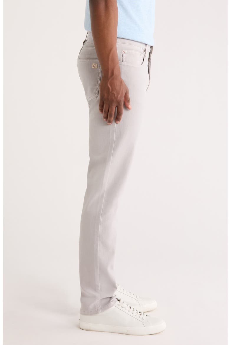 Flex Slim Straight Leg Stretch Twill Pants, Alternate, color, LIGHT GREY