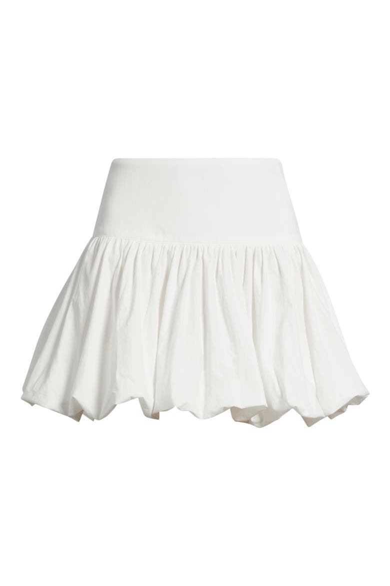 Parga Cotton Bubble Miniskirt, Alternate, color, OFF WHITE