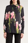 Stine Goya Melting Flowers Print Button Front Shirt