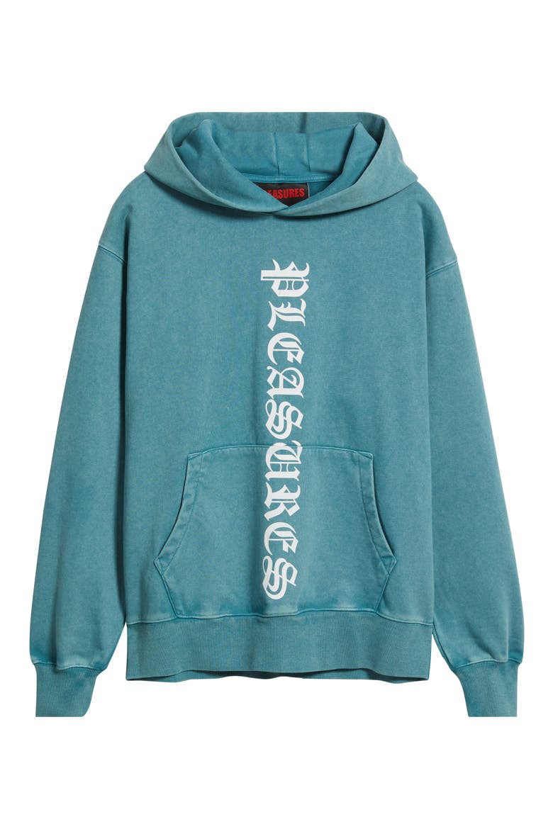 Knight Overdye Logo Graphic Hoodie, Alternate, color, TEAL