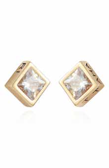T Tahari Cubic Zirconia Stud Earrings