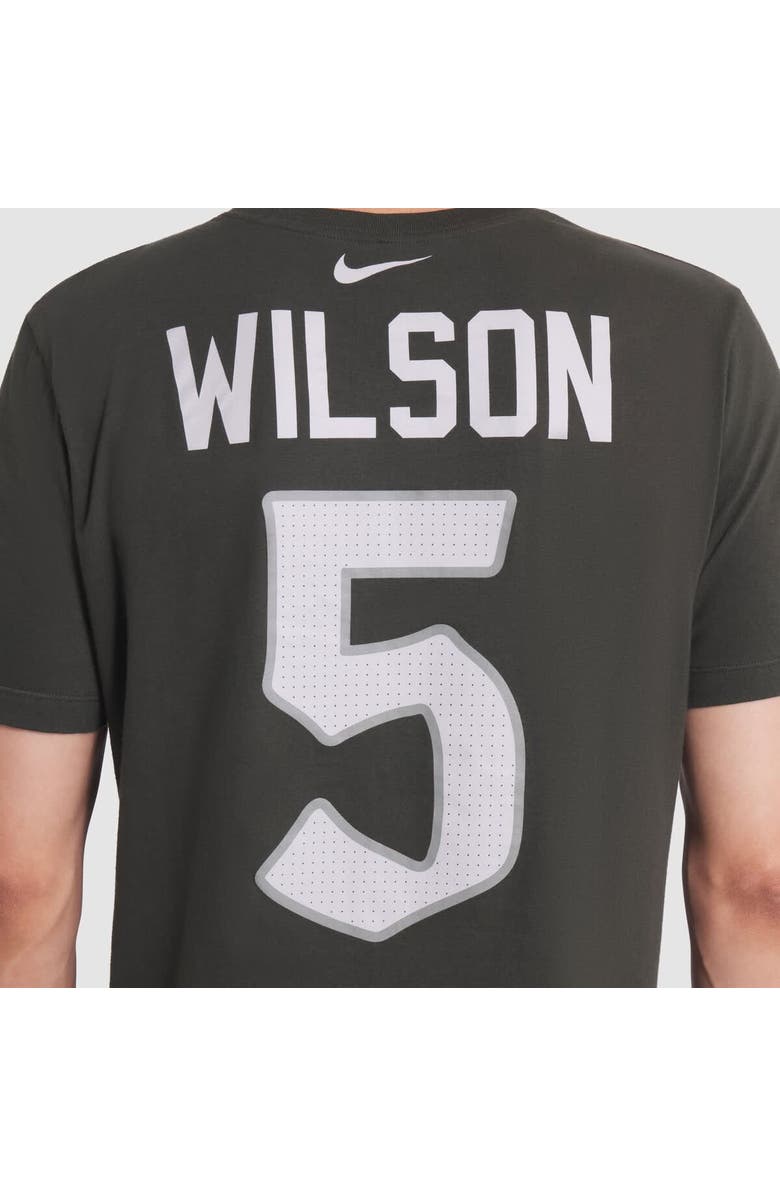 Nike Men's Nike Garrett Wilson Gotham Green New York Jets 2025 Rivalries Collection Player Name & Number T-Shirt, Alternate, color, Green