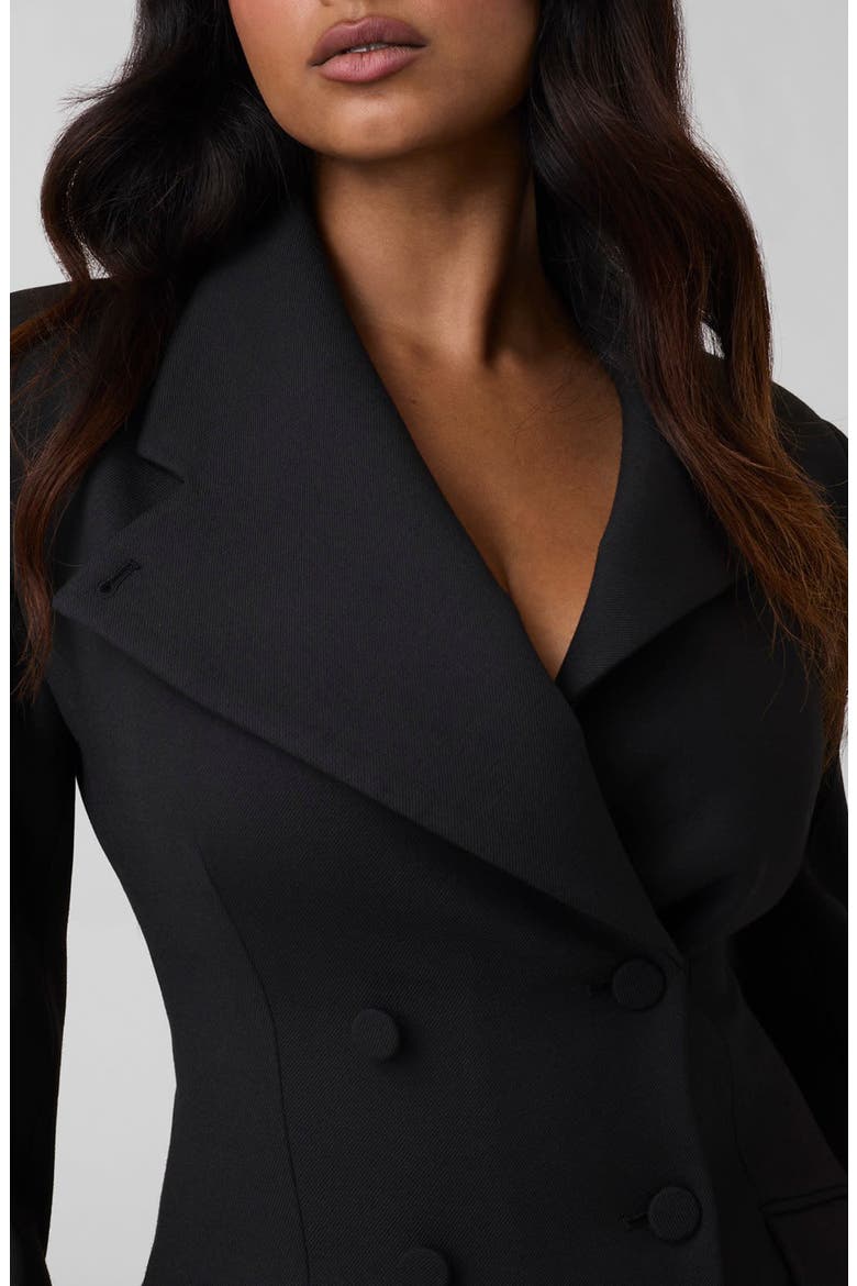 Double Breasted Blazer Minidress, Alternate, color, JBLACK-BLACK
