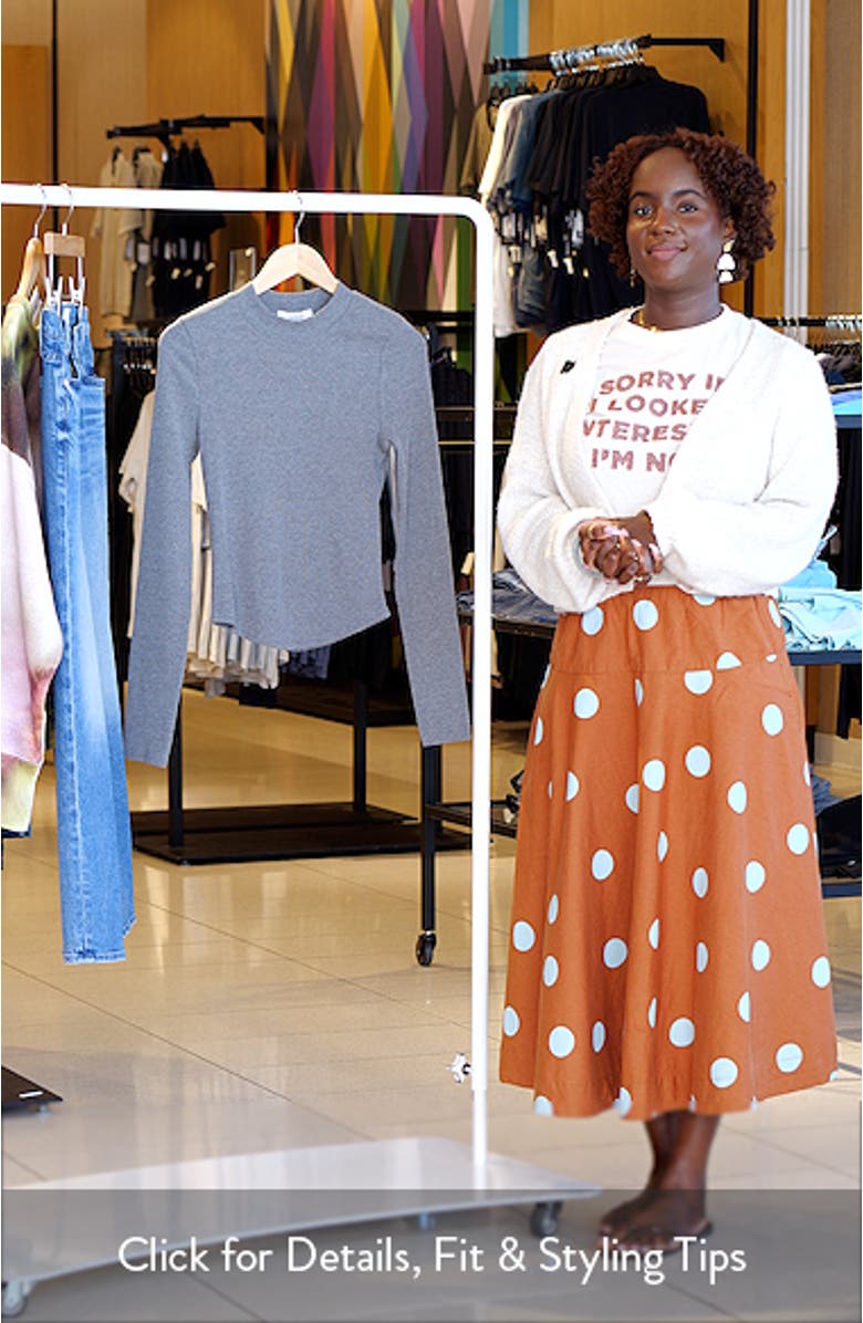 Rib Crewneck Top, sales video thumbnail