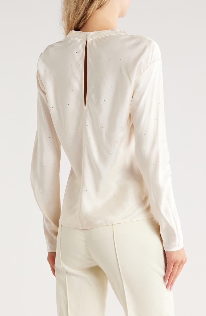 A.L.C. Georgia Embellished Satin Top, Alternate, color, Villa