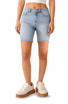 Madden Girl Denim Bermuda Shorts