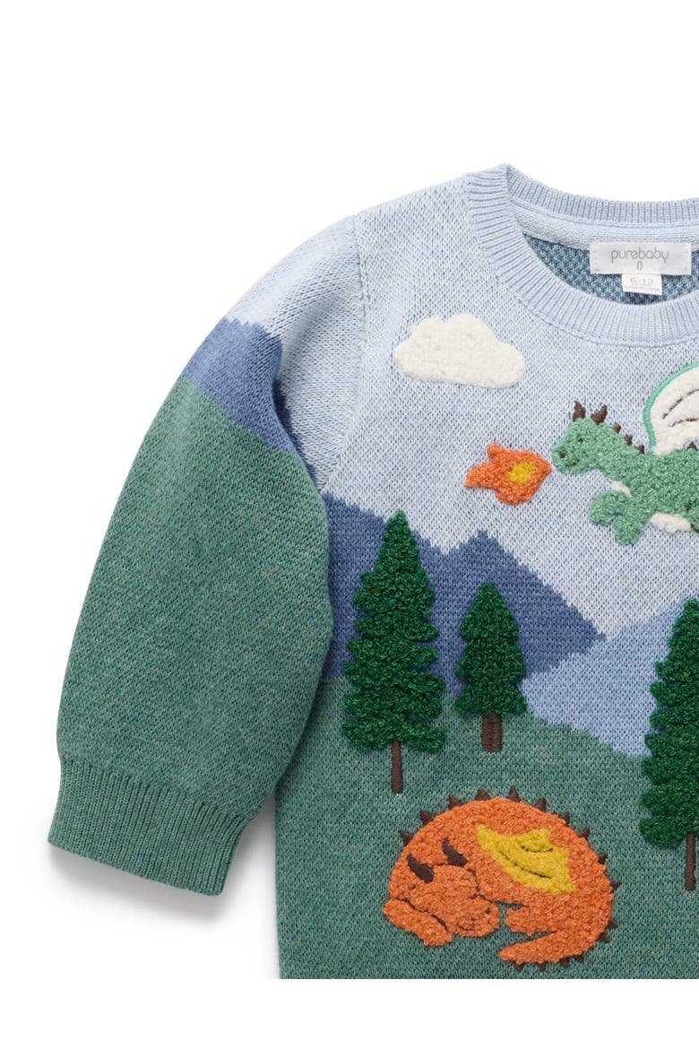 Dragon Mountain Jumper, Alternate, color, Dragon Jacquard