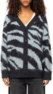 Zadig & Voltaire Arpa Zebra Cashmere Cardigan