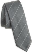 Thom Browne Classic Pinstripe Wool Tie