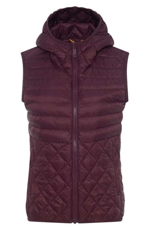 Lole The Base Water Repellent Insulated Hooded Vest In Purple