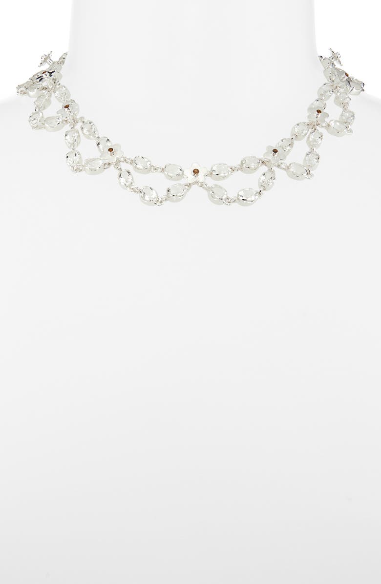 SHANA CAVE Princess Quartz & Citrine Choker Necklace, Alternate, color, Clear Quartz And Citrine