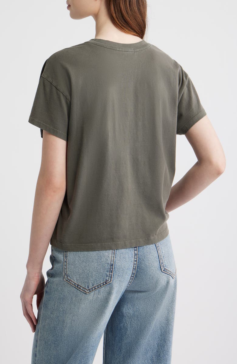 rag & bone Kelly Washed Boxy Cotton T-Shirt, Alternate, color, Slate