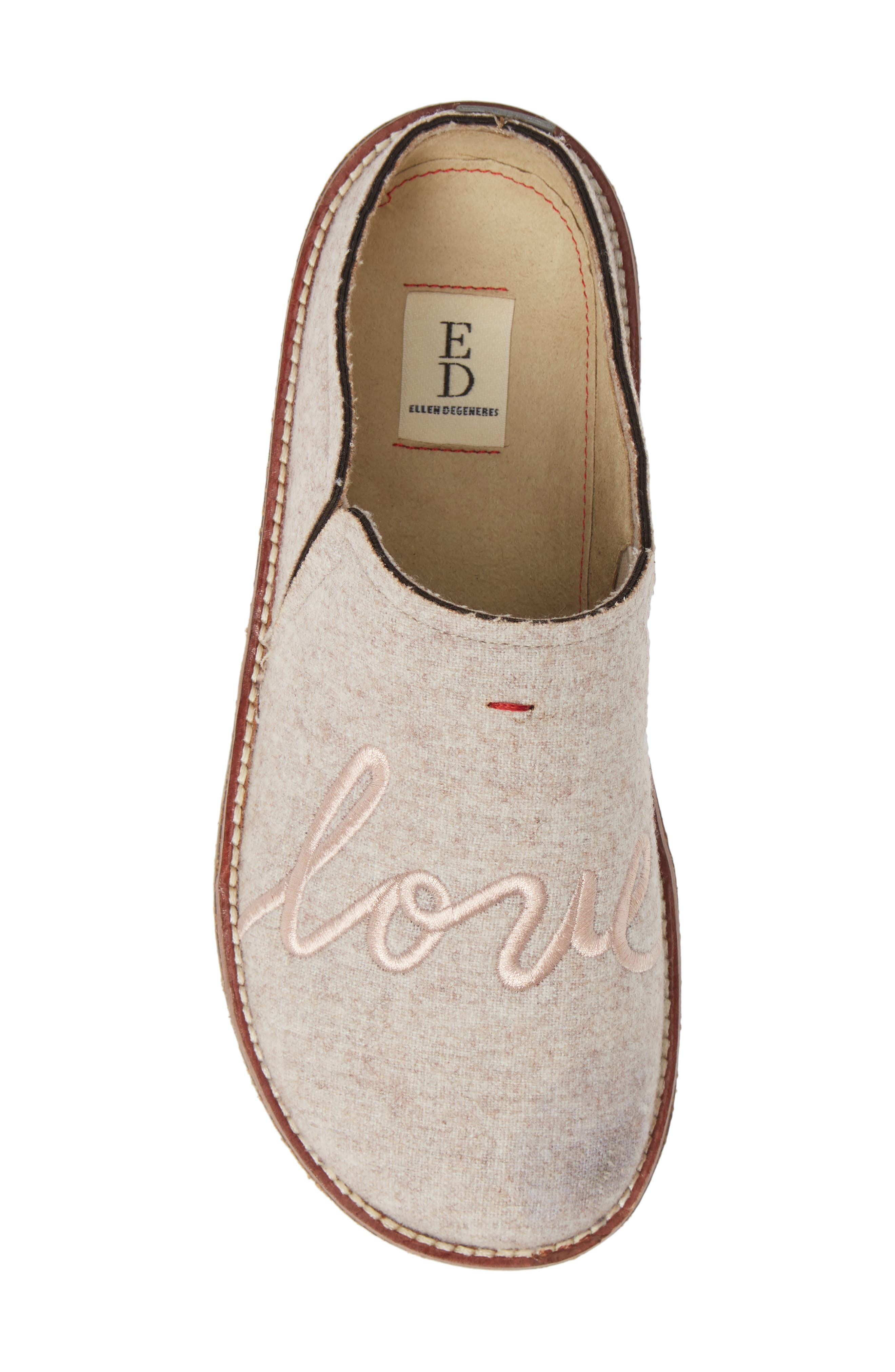 'Tillie' Scuff Slipper, Alternate, color, SALMON FABRIC