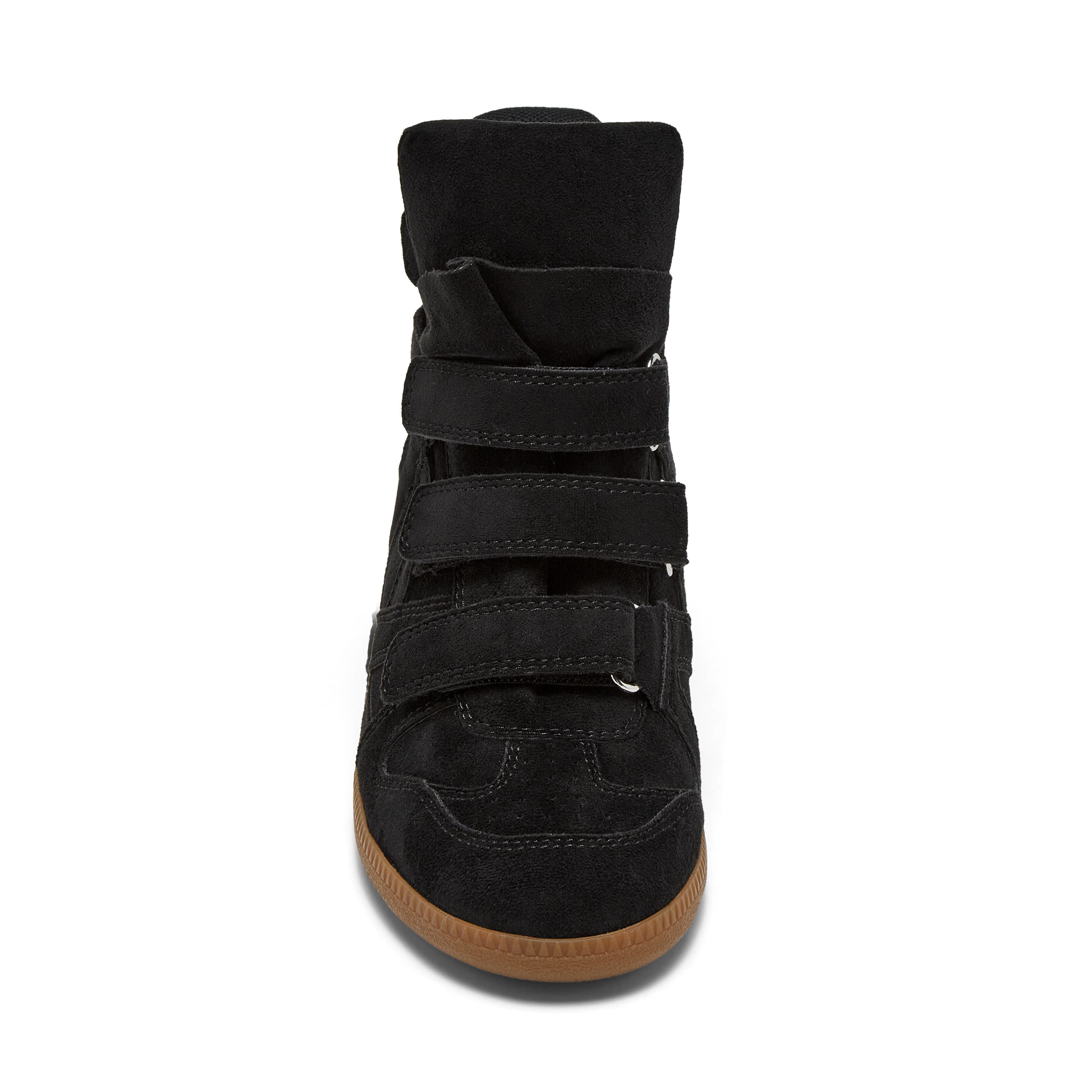 Sara Sneaker, Alternate, color, Black Micro Suede