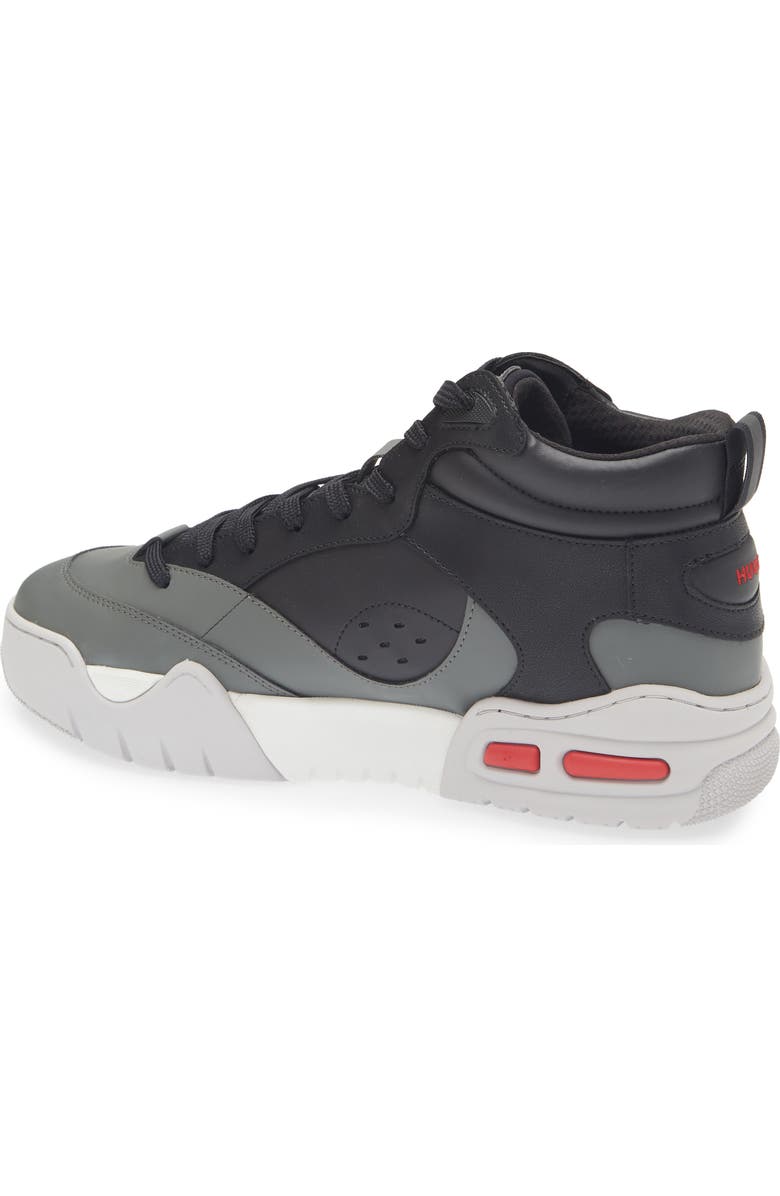 BOSS Kedge Hito Napu High Top Sneaker, Alternate, color, Charcoal