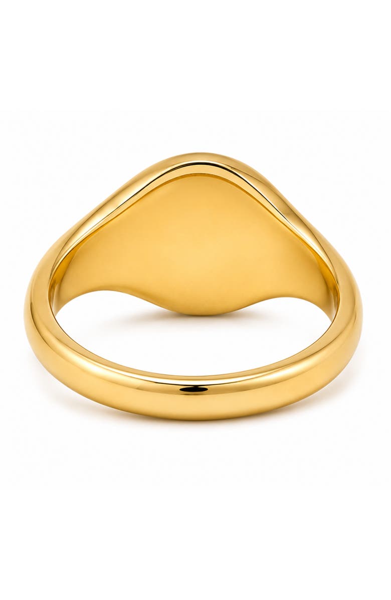 Donatello Gian Golden Ray Signet Ring, Alternate, color, Gold