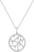 Bony Levy 18K Gold Liora Natural Dancing Diamond Medallion Pendant Necklace (Online Trunk Show)