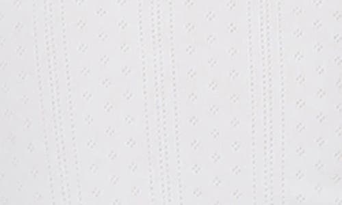 Honeydew Blissful Pointelle Pajamas In White
