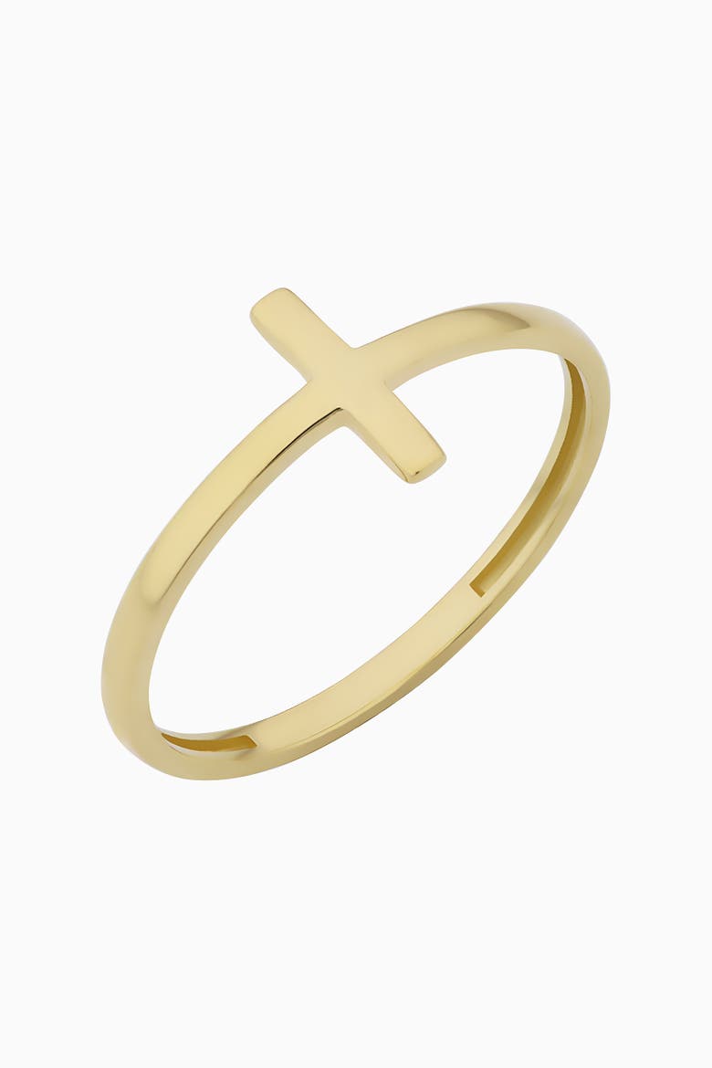 10K Yellow Gold Vatican Ring, Main, color, Yellow Gold