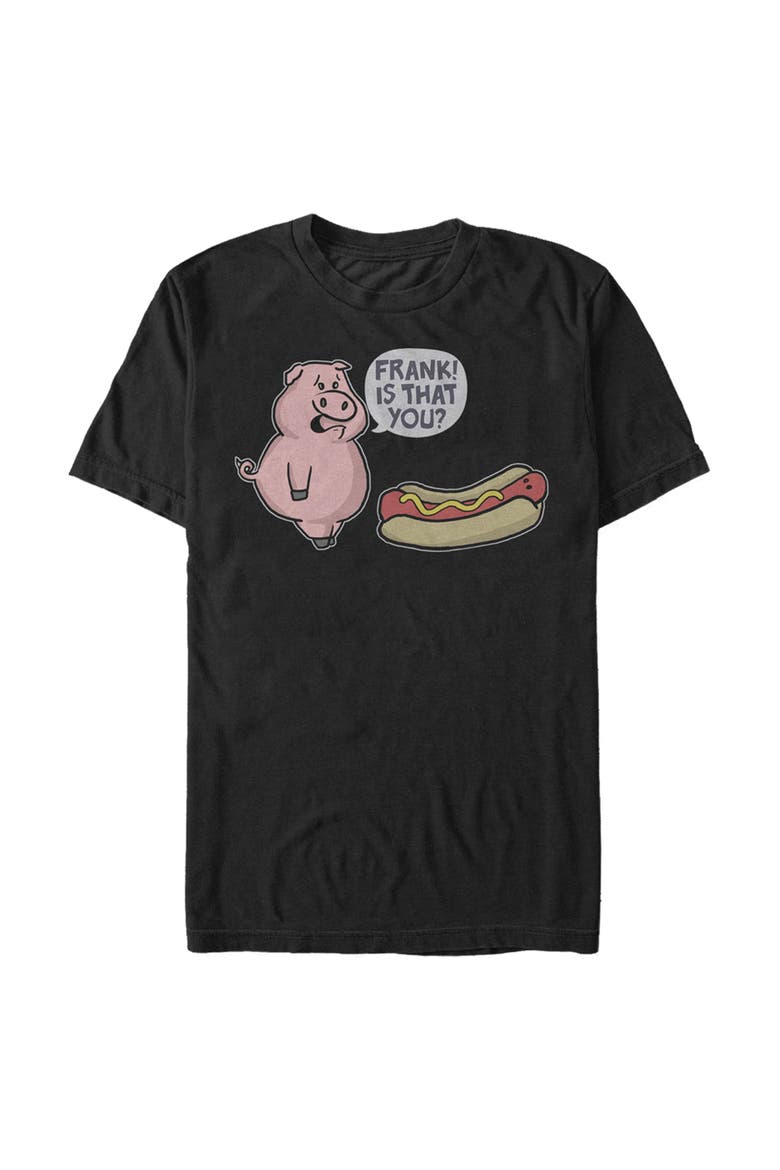 Men's Frank Is That You Short Sleeve Graphic T-Shirt, Main, color, Black