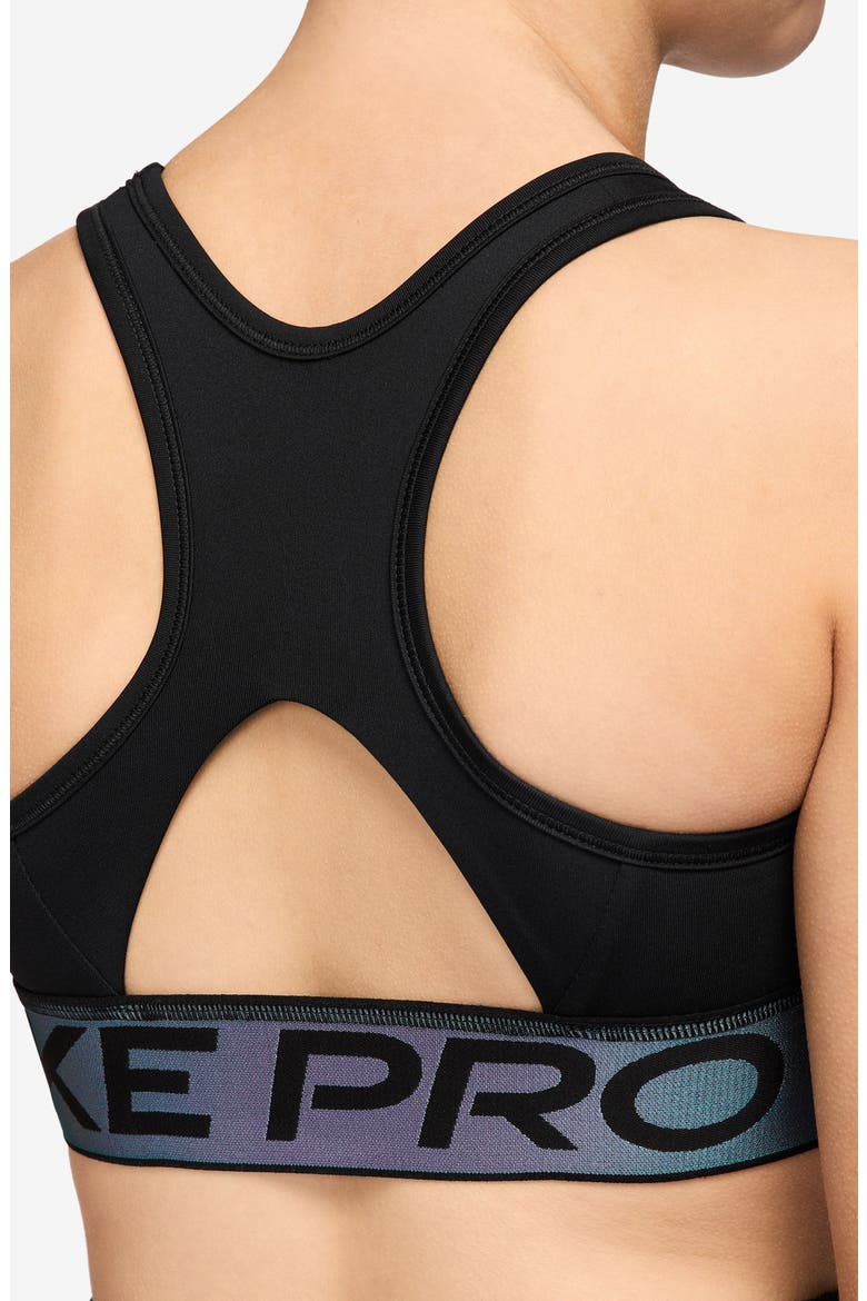 Kids' Pro Swoosh Racerback Sports Bra, Alternate, color, BLACK/ BLACK