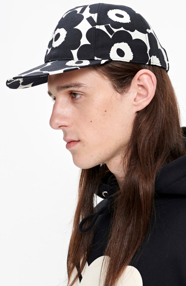 Marimekko Kioski Halko Mini Unikko Baseball Cap, Alternate, color, 
