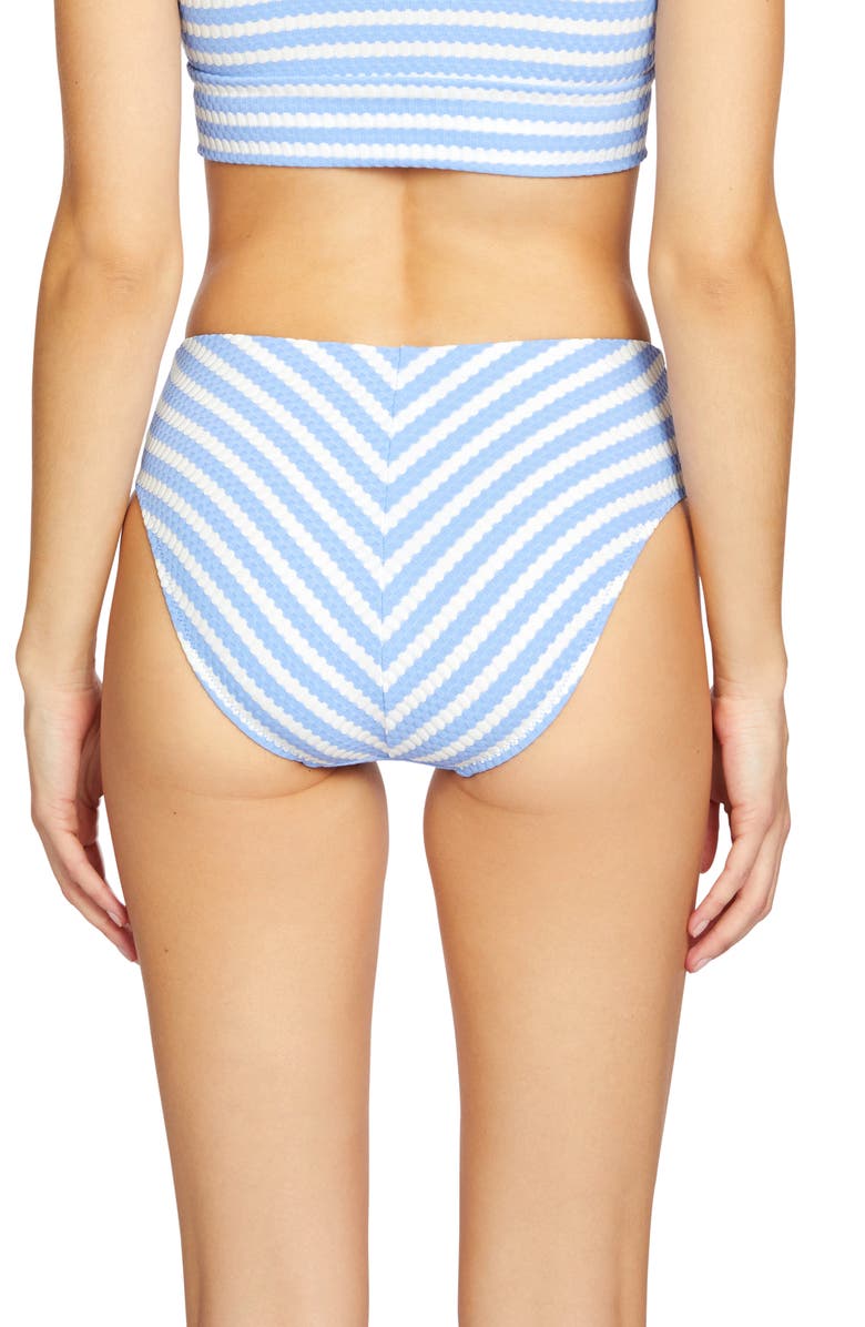 Robin Piccone Mimi High Waist Bikini Bottoms, Alternate, color,