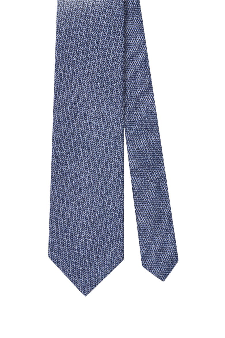 Robert Twill Check Best of Class Necktie, Main, color, Blue