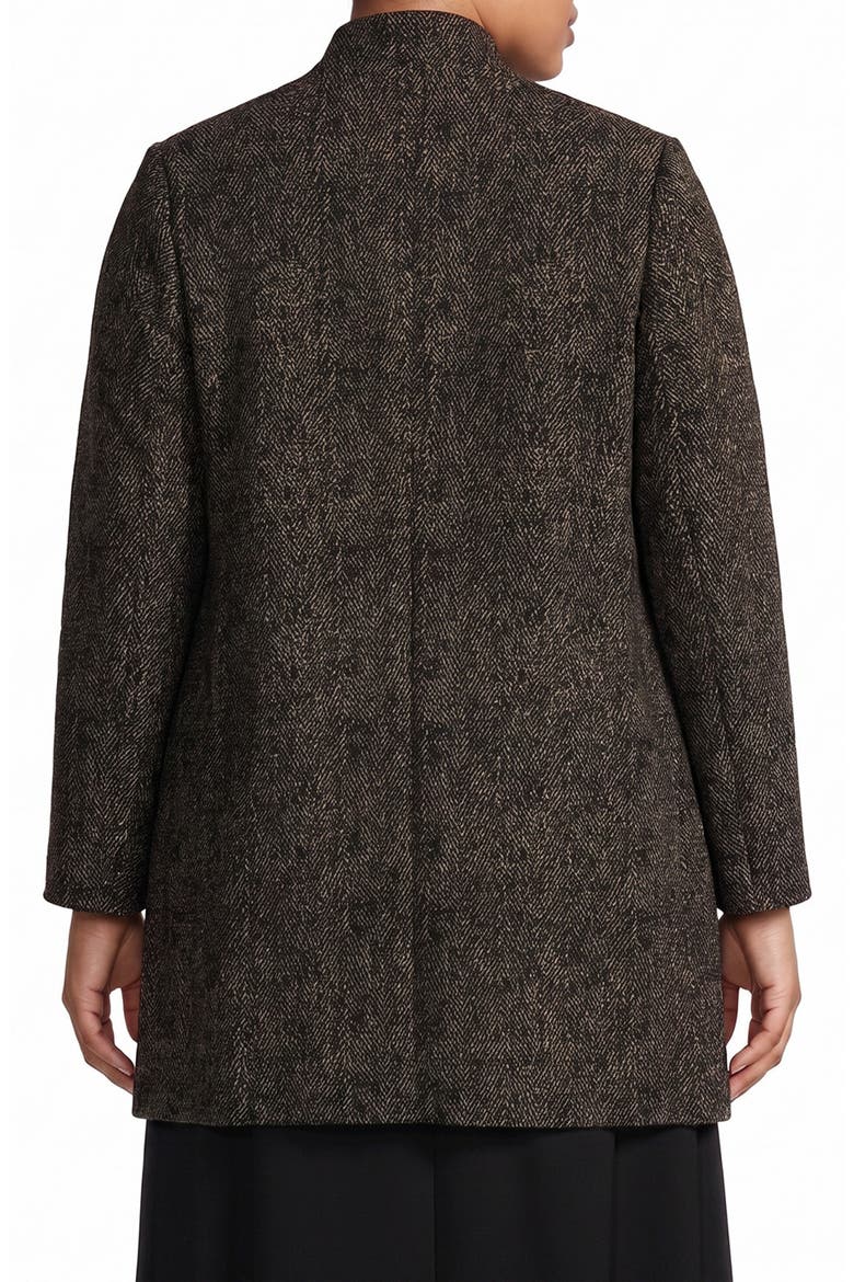 Stand Collar Topper, Alternate, color, BLACK/ CAMEL