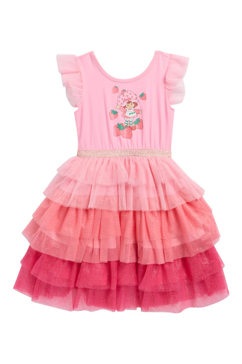 Strawberry Shortcake Tutu Dress, Main, color, PINK