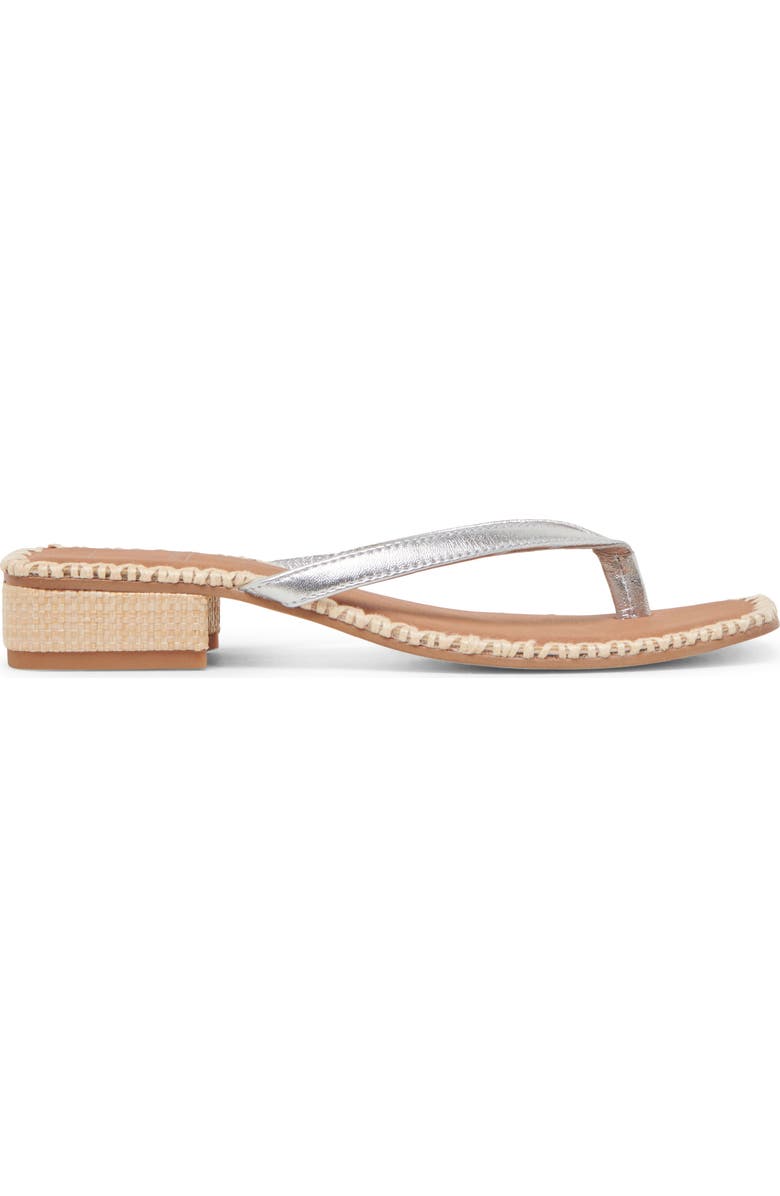 Dolce Vita Barty Flip Flop, Alternate, color, Silver