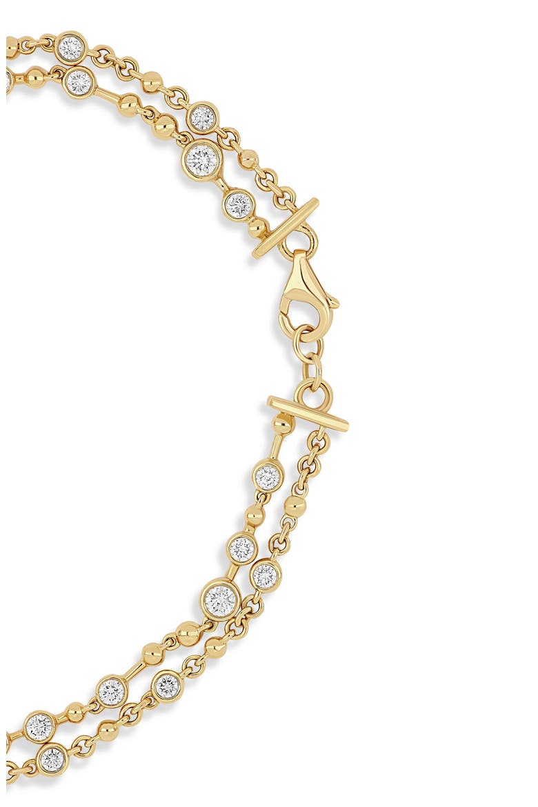 18K Gold Monaco Diamond Line Bracelet, Alternate, color, 18K YELLOW GOLD/ DIAMOND