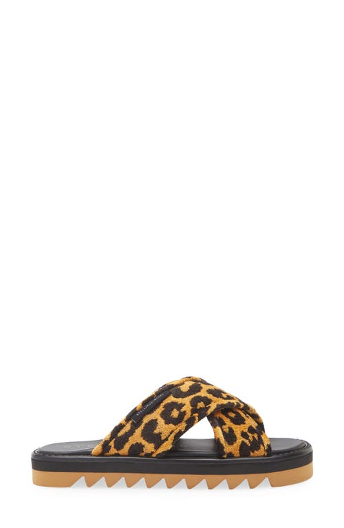 Stella Mccartney Sneakelyse Leopard Twist Sandal In Leo