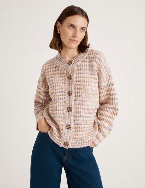 Whitney Round Neck Knitted Cardigan